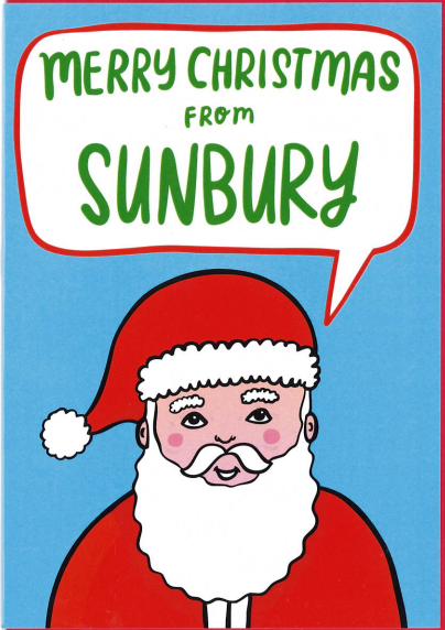 CHRISTMAS CARDS FROM SUNBURY (RANDOM MIX 5 CARDS) 3