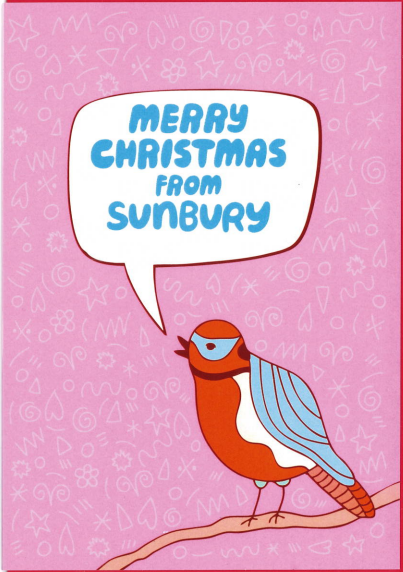 CHRISTMAS CARDS FROM SUNBURY (RANDOM MIX 5 CARDS) 3