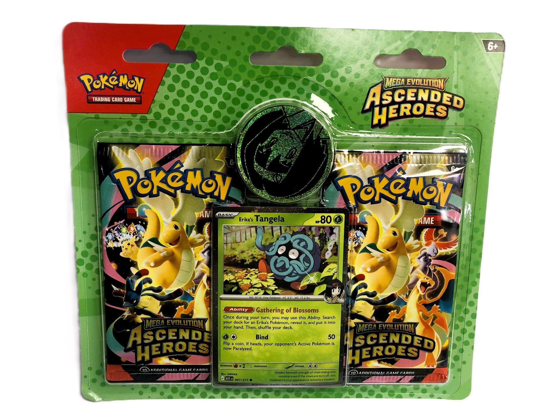 POKEMON ASCENDED HEROES 2 PK BLISTER TANGELA