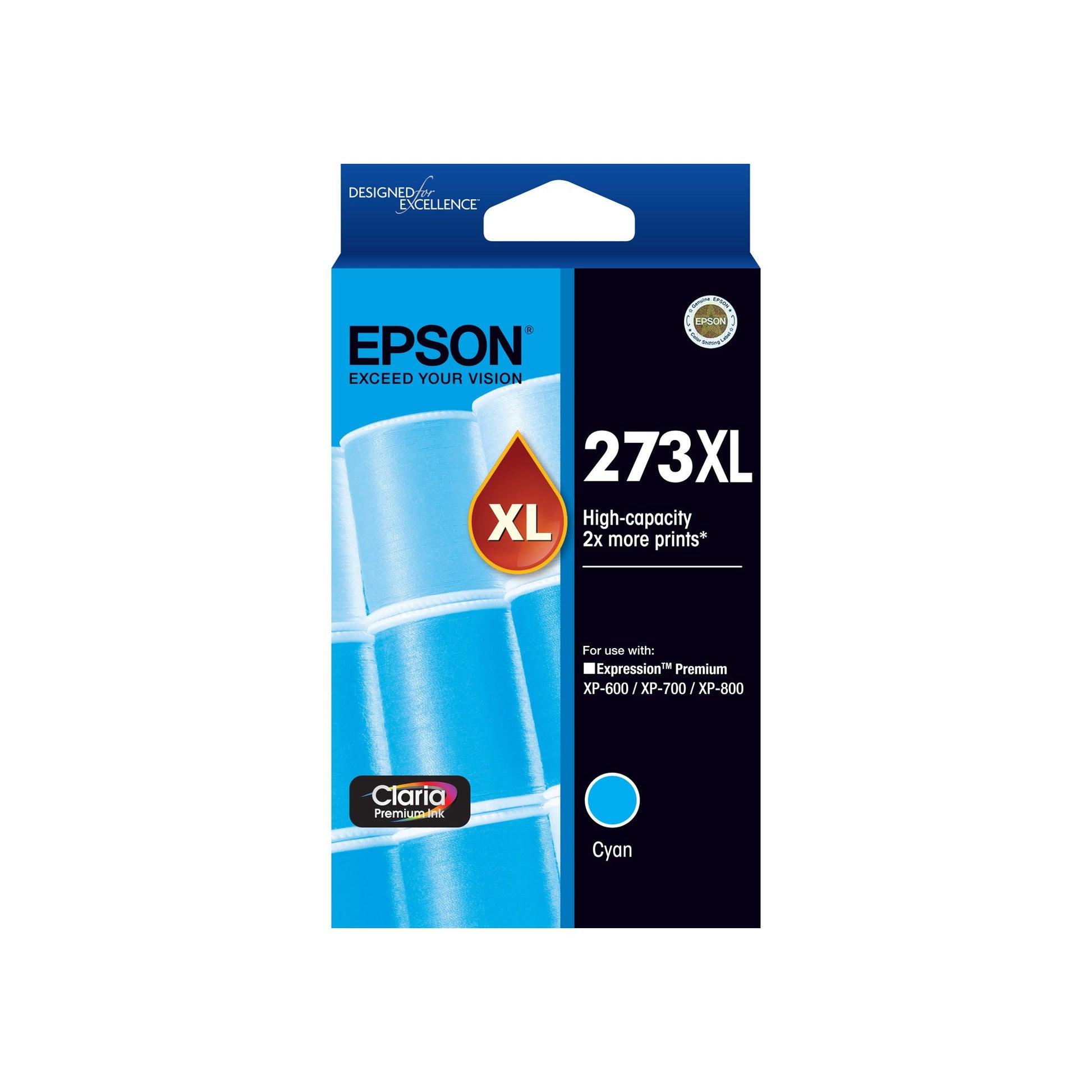 EPSON 273XL Cyan Ink Cartridge - 500 pages