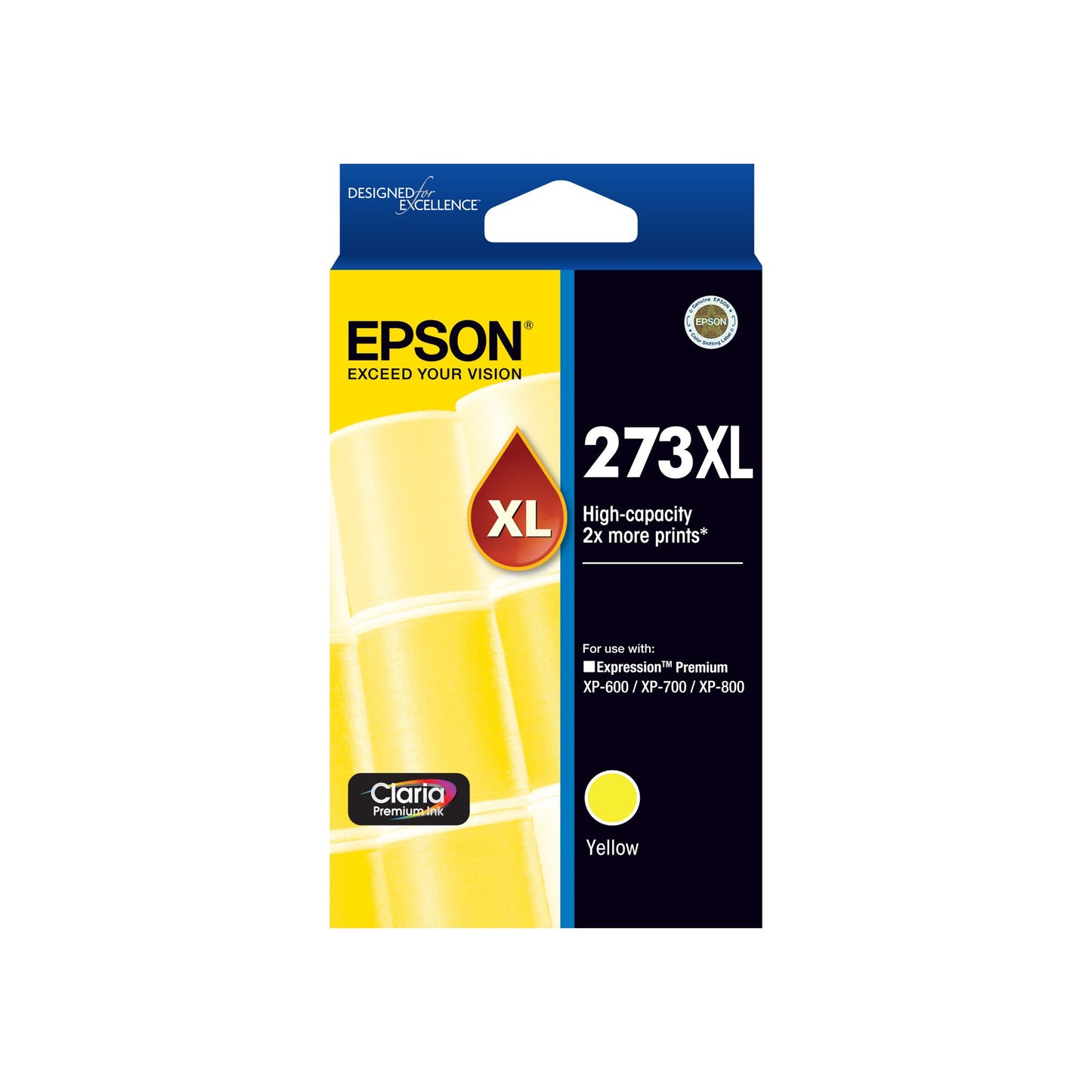 EPSON 273XL Yellow Ink Cartridge - 500 pages