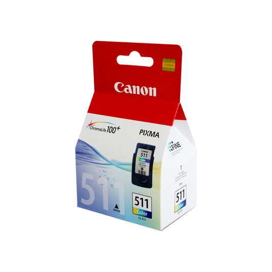CANON CL511 Original FINE Colour Ink Cartridge (Standard) For MP240