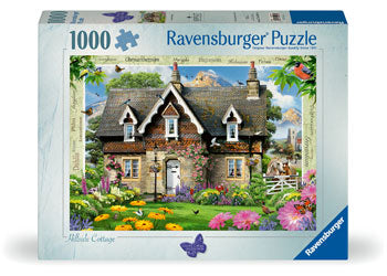 RAVENSBURGER HILLSIDE COTTAGE PUZZLE 1000PC JIGSAW