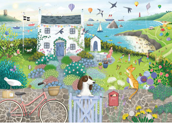 RAVENSBURGER COASTAL COTTAGE PUZZLE 1000PC JIGSAW