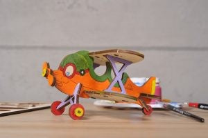 UGEARS COLOUR BI-PLANE