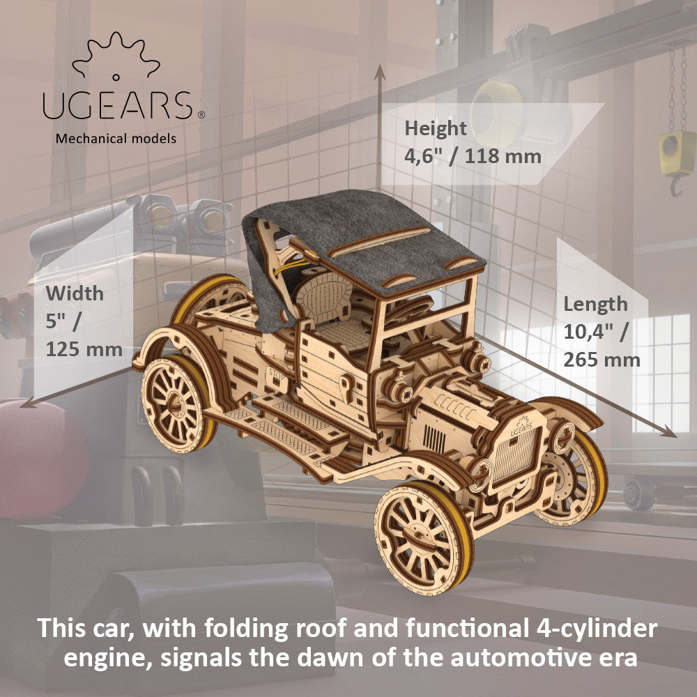 UGEARS RETRO CAR MODEL T