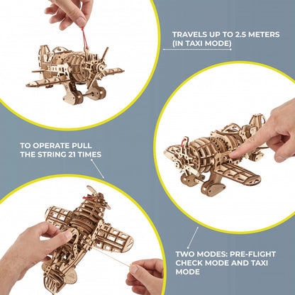 UGEARS MAD HORNET AIRPLANE