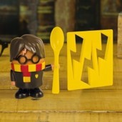 HARRY POTTER - EGG CUP AND TOAST CUTTER