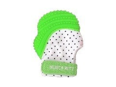 MUNCH MITT GREEN POLKA DOT