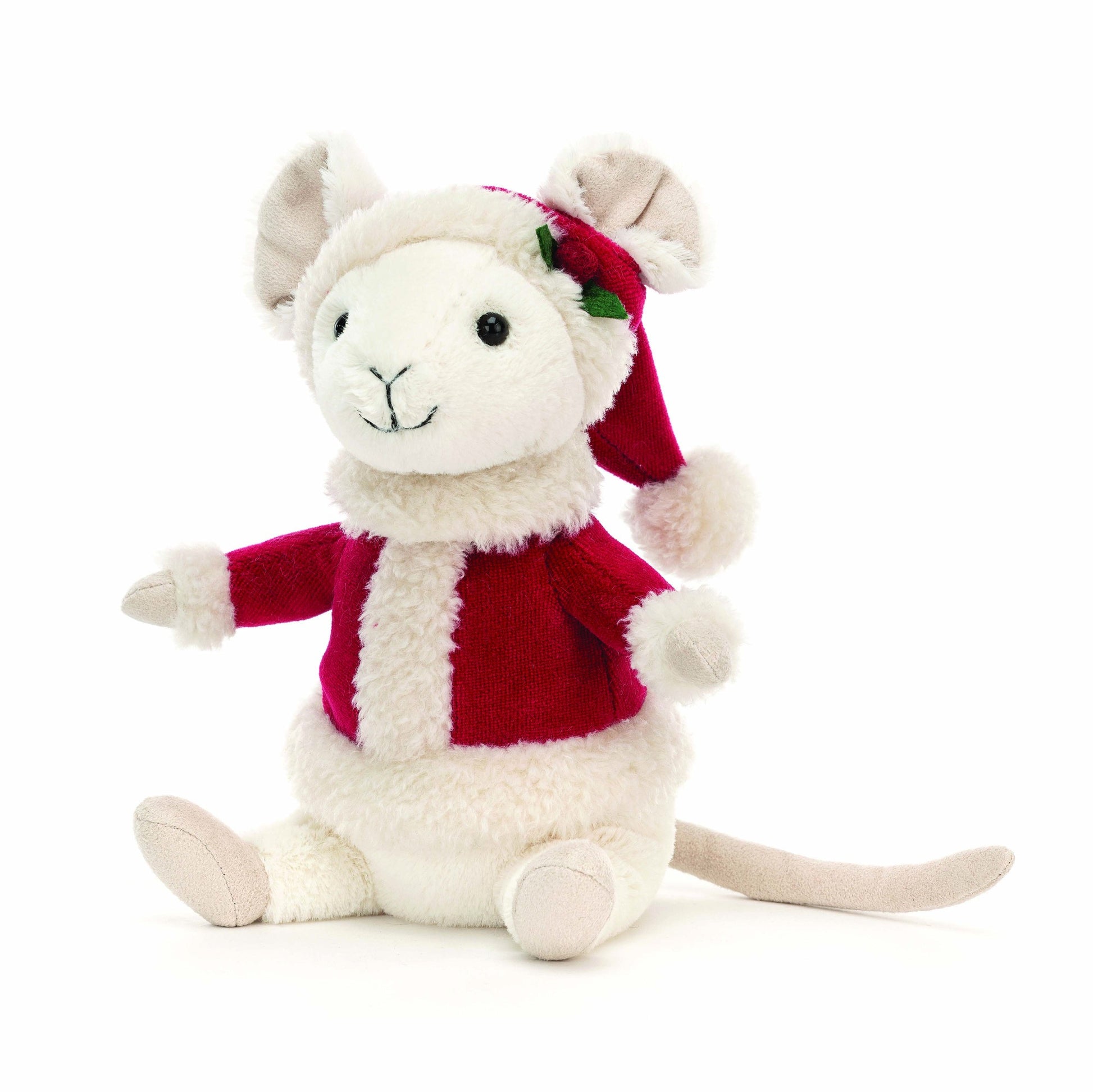 Jellycat Merry Mouse Multi-Coloured 18x9x7cm