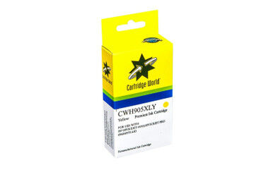 CARTRIDGE WORLD HP 905XL YELLOW INK CARTRIDGE