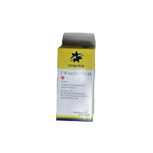 CARTRIDGE WORLD HP 915XL MAGENTA INK CARTRIDGE