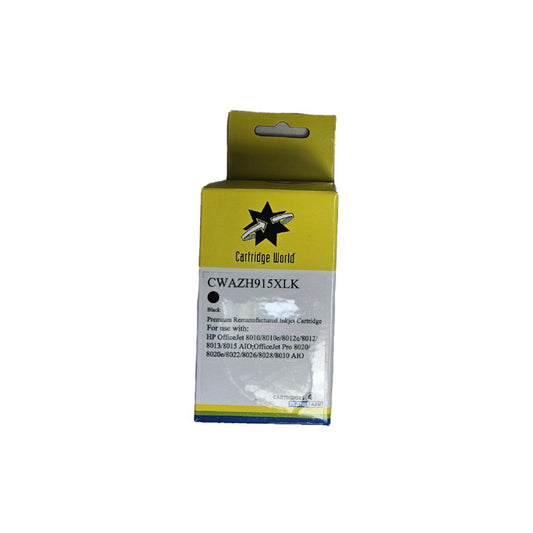 CARTRIDGE WORLD HP 915XL BLACK INK CARTRIDGE