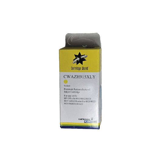 CARTRIDGE WORLD HP 915XL YELLOW INK CARTRIDGE
