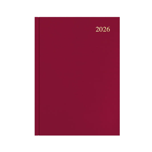 DIARY 2026 COLLINS ESSENTIAL A4 ESSA41.78 1DTP MAROON