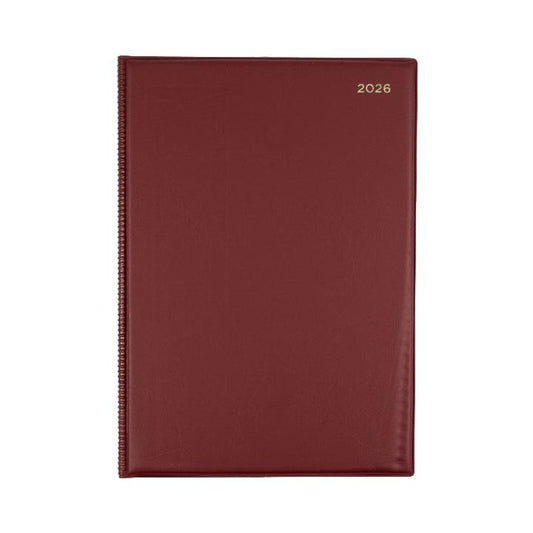 DIARY 2026 COLLINS BELMONT A4 147.V78 PVC 1DTP C RED