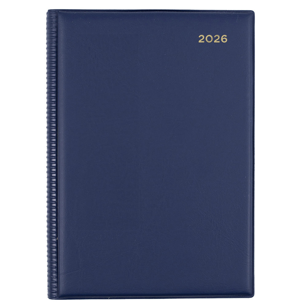 DIARY 2026 COLLINS BELMONT A5 387.V59 PVC WTV NAVY