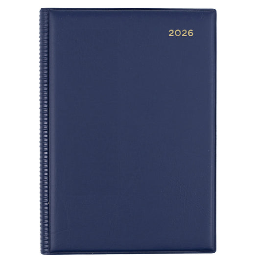 DIARY 2026 COLLINS BELMONT A5 387.V59 PVC WTV NAVY
