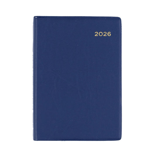 DIARY 2026 COLLINS BELMONT A7 337.V59 PVC POCKET WTV NAVY