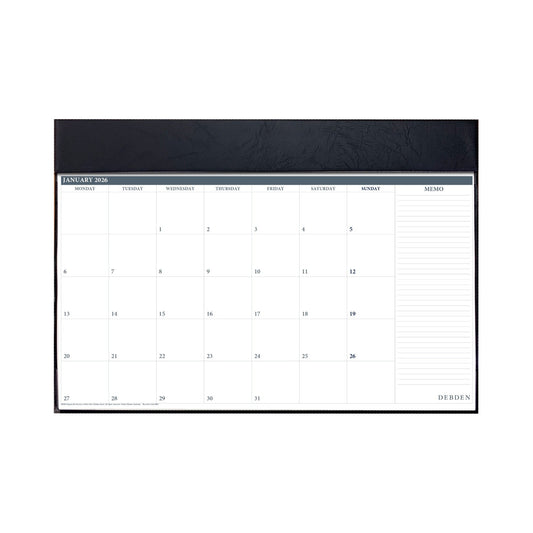 PLANNER 2026 DEBDEN 420X594MM 3902.V99 EXECUTIVE DESK TOP MTV BLACK
