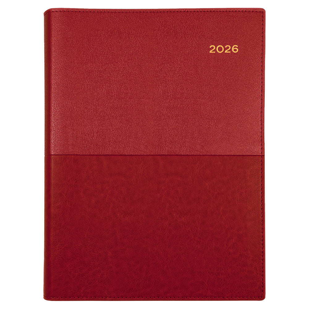 DIARY 2026 COLLINS VANESSA A5 185.V15 1DTP RED