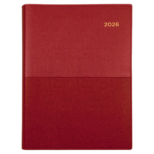 DIARY 2026 COLLINS VANESSA A5 185.V15 1DTP RED