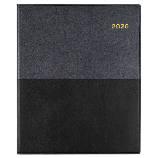 DIARY 2026 COLLINS VANESSA QUARTO 325.V99 VERTICAL WTV BLACK