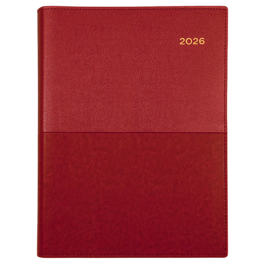DIARY 2026 COLLINS VANESSA A4 345.V15 WTV RED