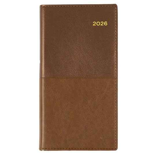 DIARY 2026 COLLINS VANESSA B6/7 375.V90 WTV LSCAPE TAN