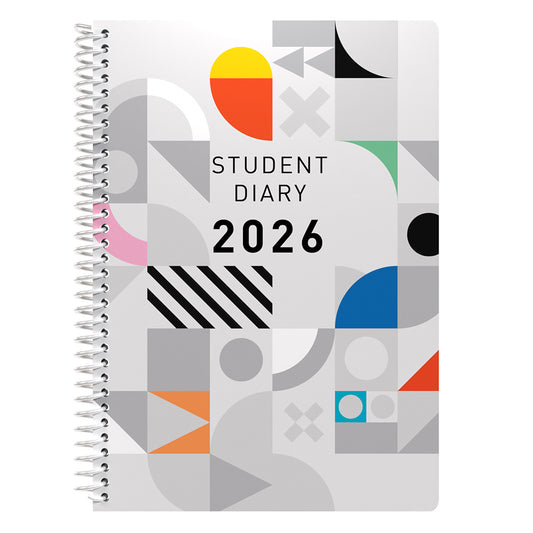 DIARY 2026 COLLINS COLPLAN A5 SC37SP.LGT STUDENT SPIRAL WTV