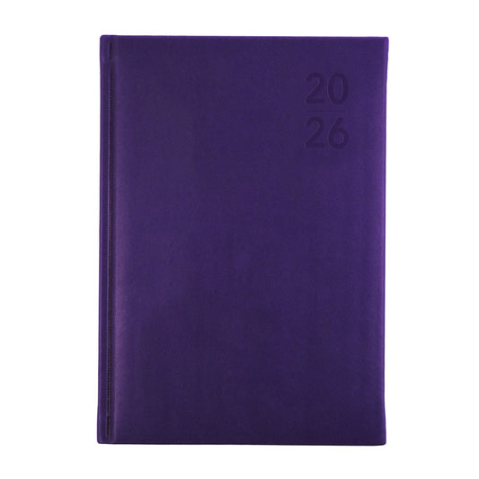 DIARY 2026 DEBDEN SILHOUETTE A5 S5700.P55 WTV PURPLE