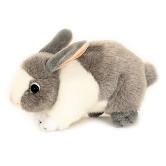 BOCCHETTA PETER BUNNY 25CM STANDING GREY AND WHITE