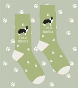 AAPS BAMBOO SOCKS BORDER COLLIE