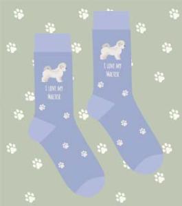 AAPS BAMBOO SOCKS  MALTESE