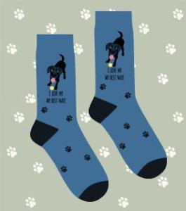 AAPS BAMBOO SOCKS I LOVE BEST MATE