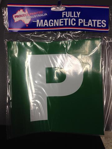 PLATES DRIVER P Green 2 Magnetic PPMAG