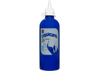 PAINT LIQUICRYL 500ML BLUE