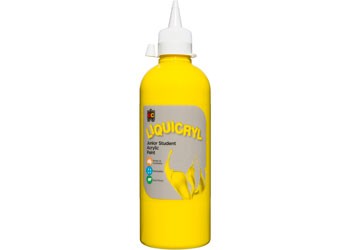 PAINT LIQUICRYL 500ML YELLOW