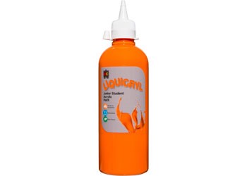 PAINT LIQUICRYL 500ML ORANGE