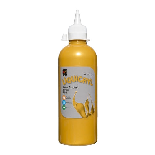 PAINT LIQUICRYL 500ML GOLD