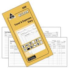 VEHICLE LOG TRAVEL & EXPENSE DIARY WILDON 85W