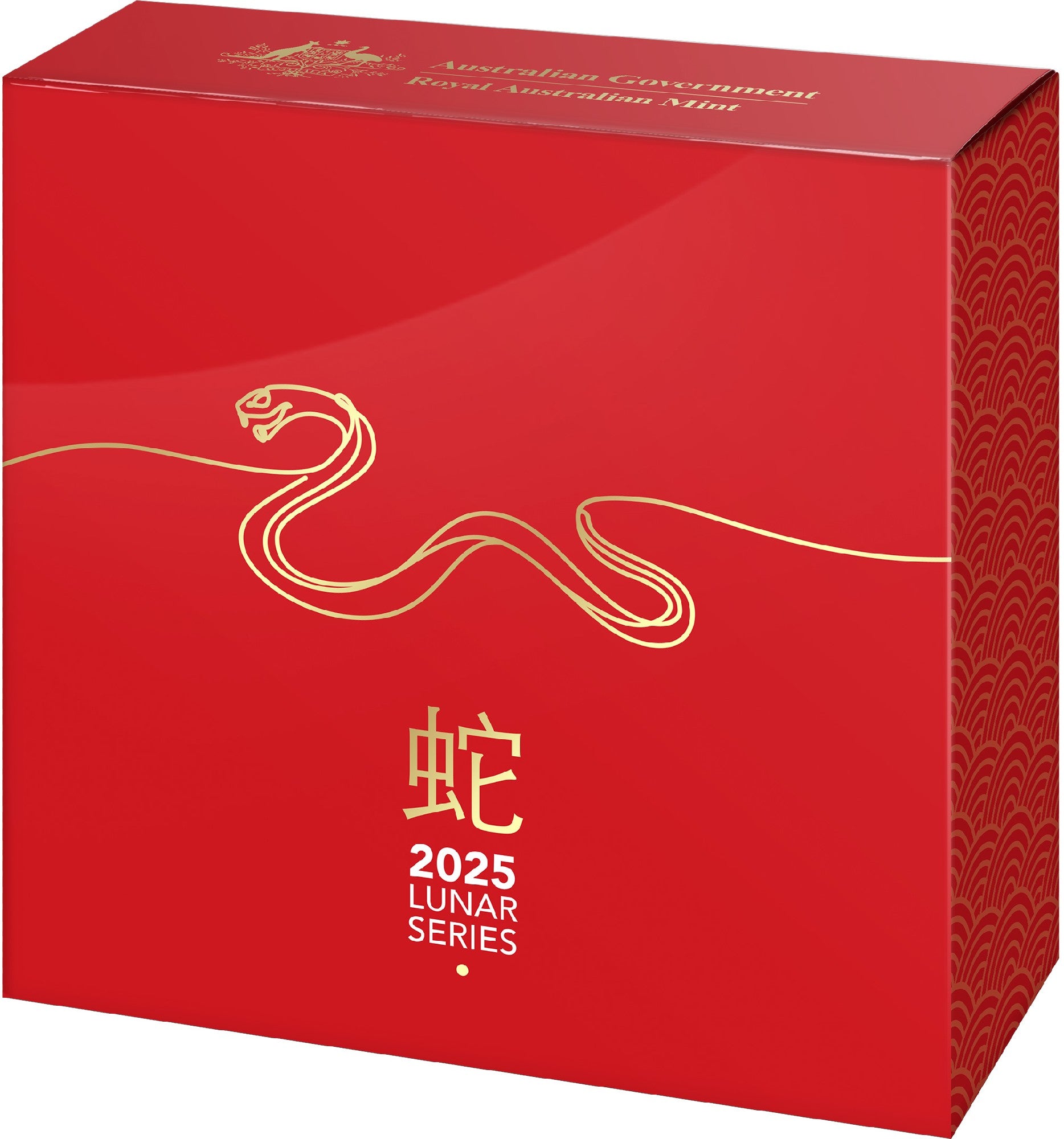 RAM LUNAR SERIES YEAR OF THE SNAKE 2025 $5 1oz FINE SILVER PROOF DOMED COIN