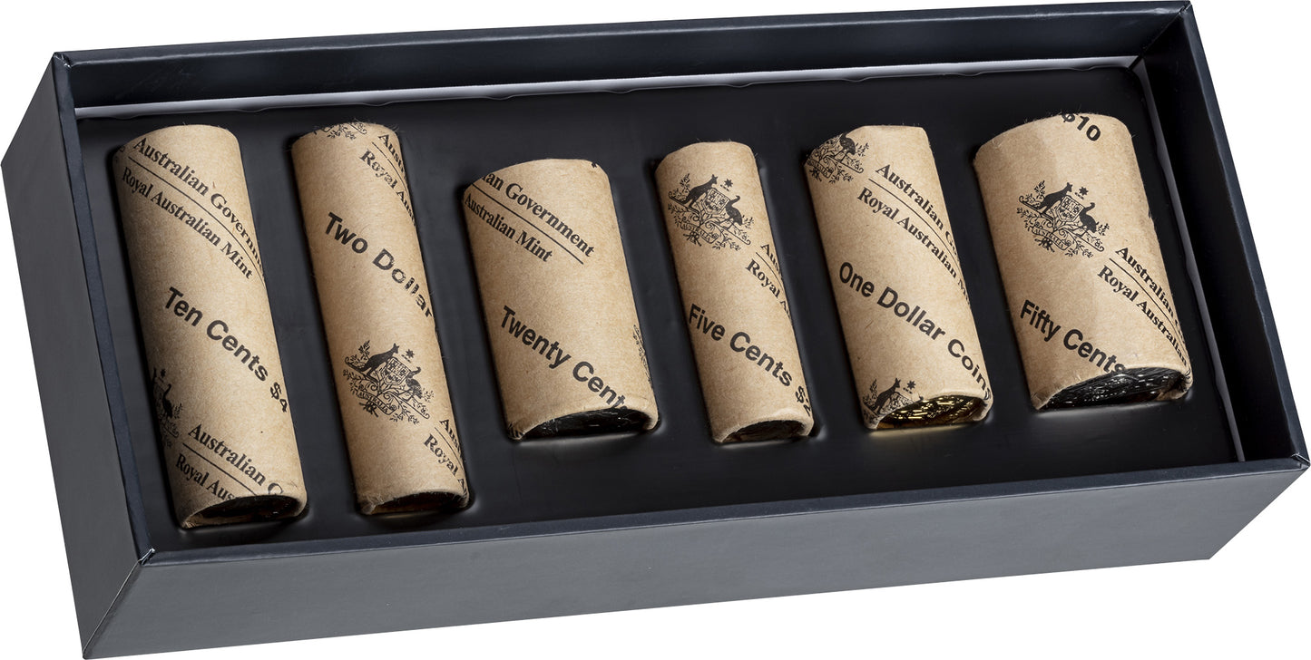 RAM ROLL SIX COINS SET 2024 CIRC PREMIUM 5c 10c 20c 50c $1 $2 