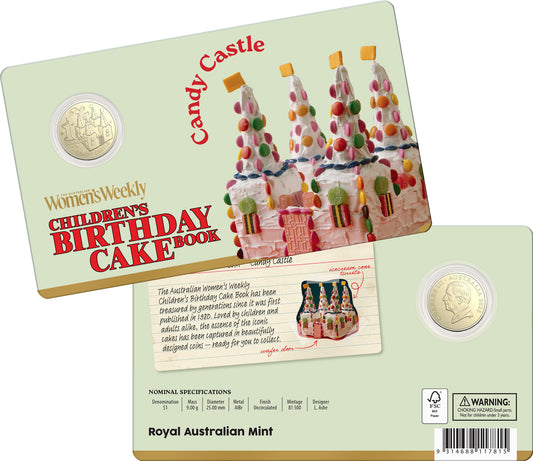 RAM AWW CHILDRENS BIRTHDAY COOKBOOK $1 COIN CANDY CASTLE