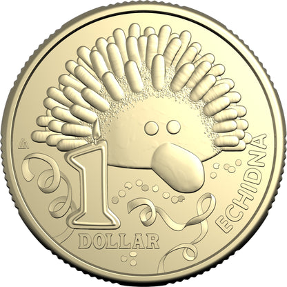 RAM AWW CHILDRENS BIRTHDAY COOKBOOK $1 COIN ECHIDNA