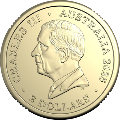 30th Anniversary of the Torres Strait Islander Flag 2025 $2 'C' Mintmark Coloured Uncirculated Coin