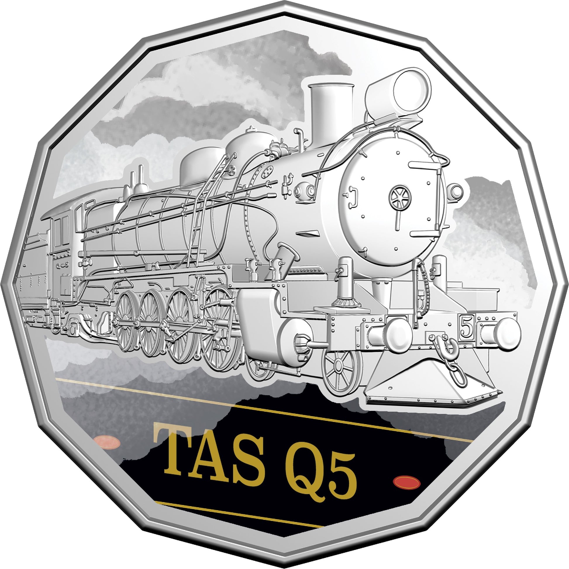 STEAM GIANTS 2025 50C COLOURED UNCIRCULATED SEVEN-COIN COLLECTION