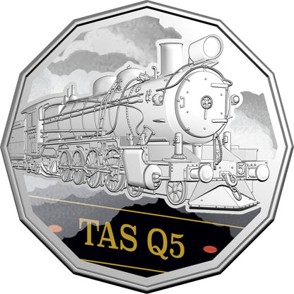 STEAM GIANTS 2025 50C COLOURED UNCIRCULATED SEVEN-COIN COLLECTION