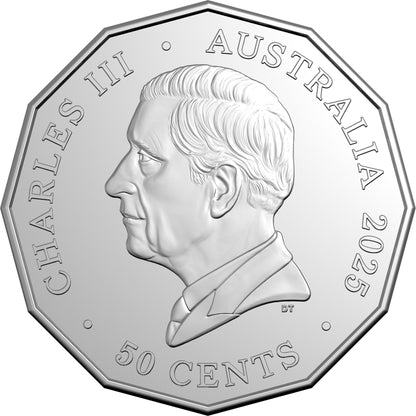 STEAM GIANTS 2025 50C COLOURED UNCIRCULATED SEVEN-COIN COLLECTION