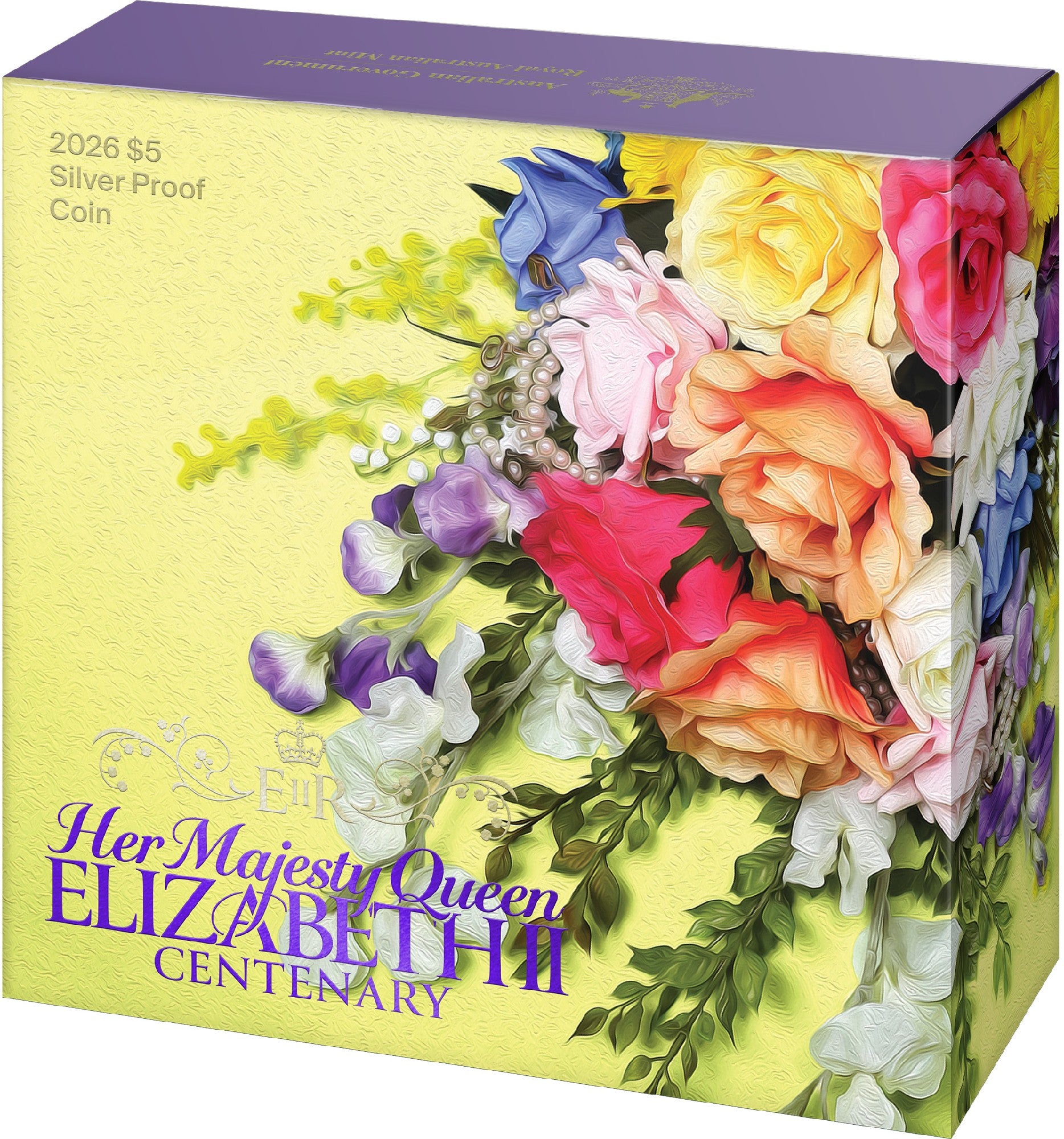 QUEEN ELIZABETH II CENTENARY OF BIRTH $5 2026 PROOF AG 1oz